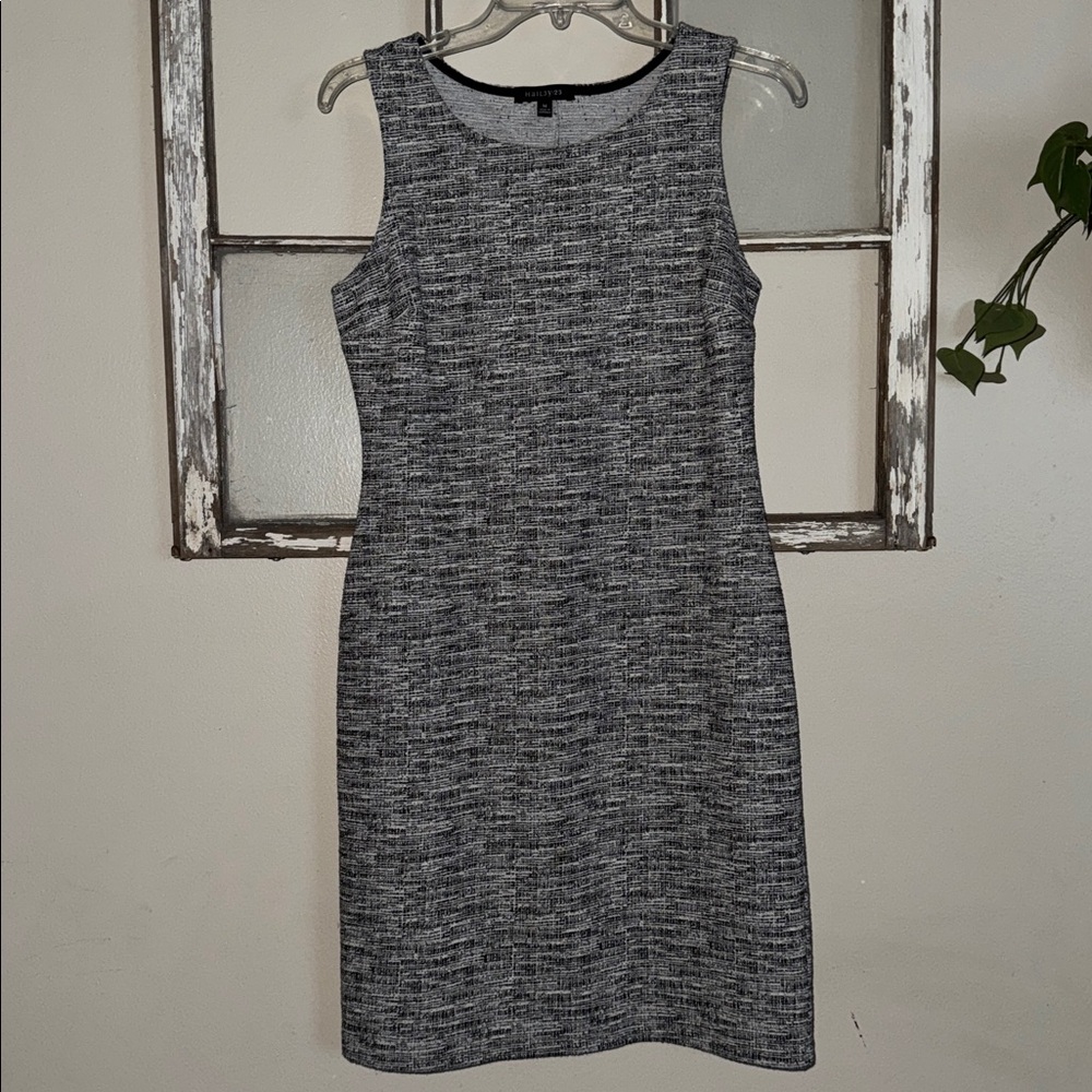 Hailey 23 Morton Knit Dress Black/White medium  Stitch Fix Old Money Academia